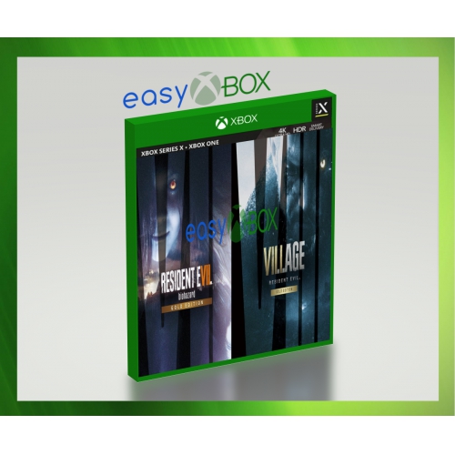  Resident Evil 7 ve Village GOLD - 2 Oyun - OneXS
